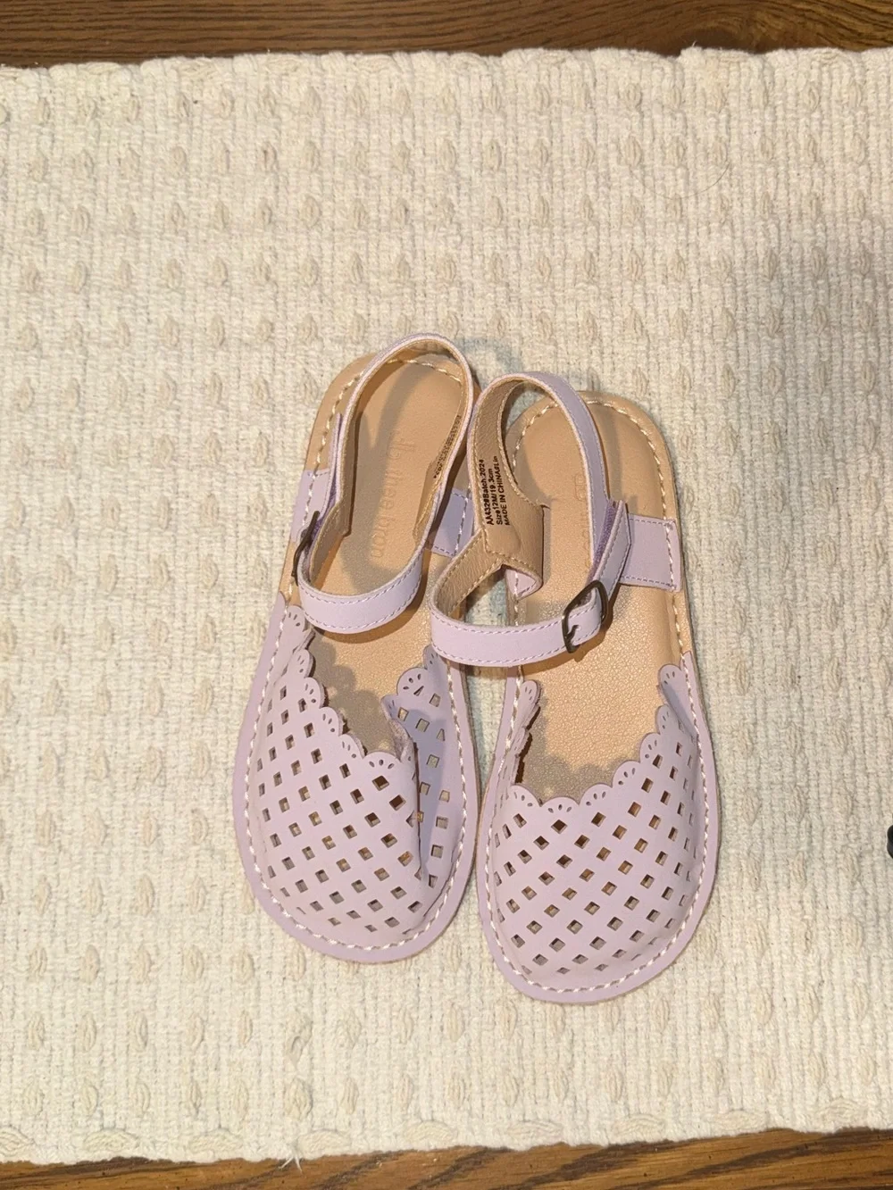Bebe Black Logo Strap Sandals & Lilac Thee Bron Sandals